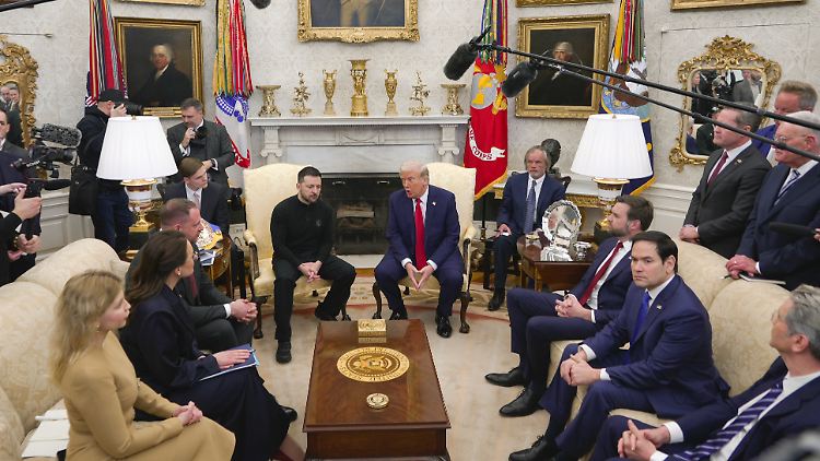 Weltweites Entsetzen &uuml;ber eskaliertes Trump-Selenskyj-Gespr&auml;ch