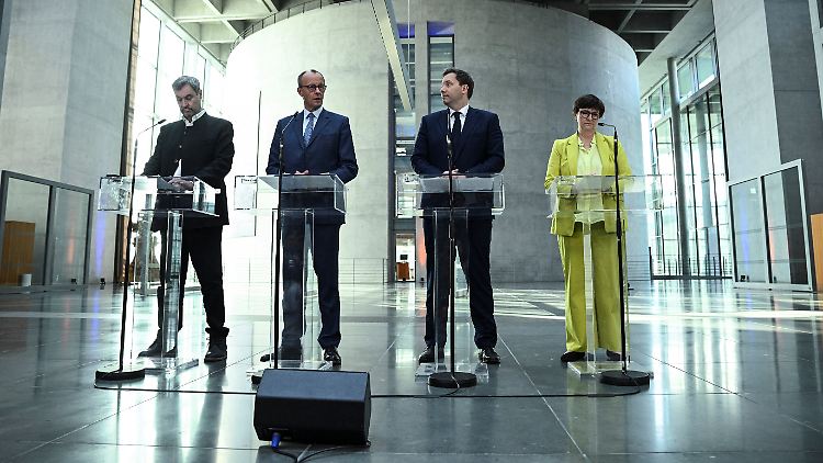 Union und SPD wollen Koalitionsverhandlungen aufnehmen