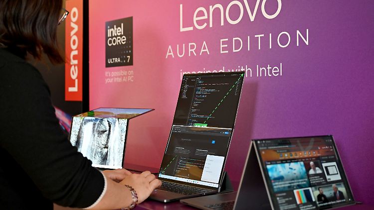 Lenovo lässt Bildschirme umklappen und anstecken