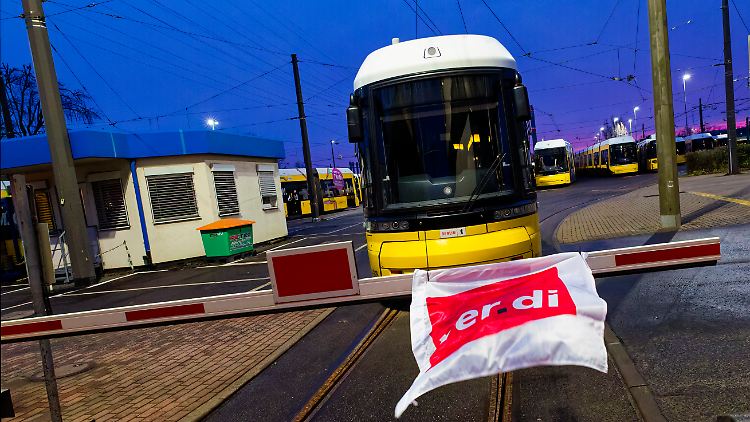 Verdi bestreikt erneut für zwei Tage Berliner Verkehrsbetriebe