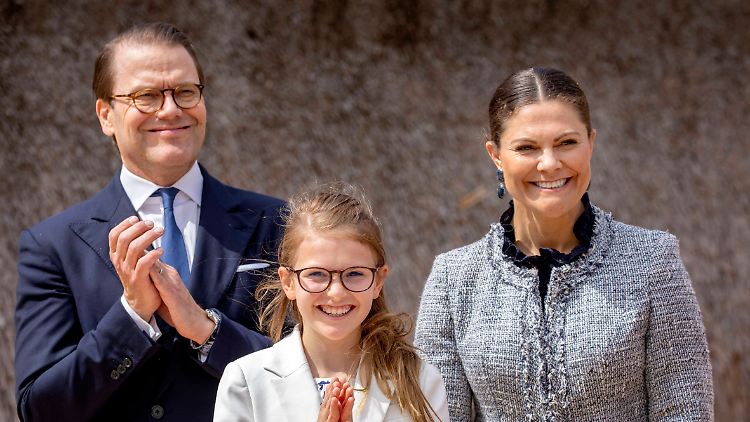 Schwedische Royals feiern bei Rockkonzert