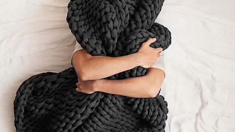 Gewichtsdecke von Bearaby ausprobiert