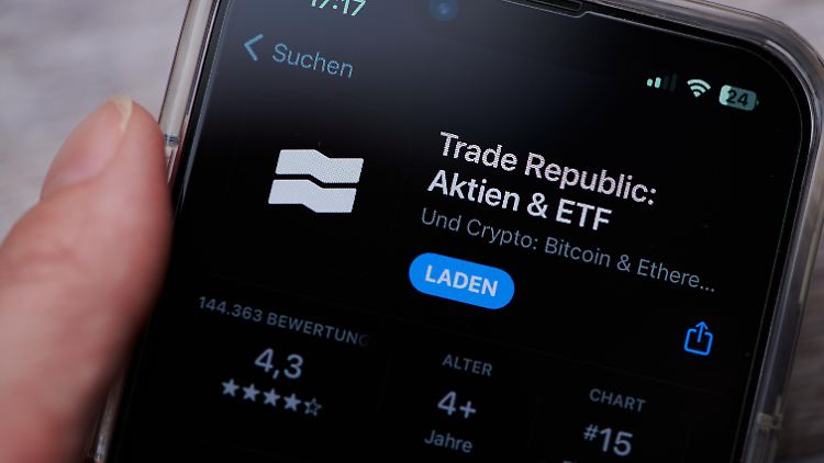 App des Online-Brokers Trade Republic zeitweise nicht erreichbar