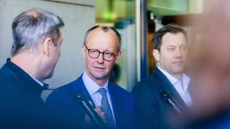 Merz: B&ouml;rsen-Beben muss Koalitionsverhandlungen &auml;ndern