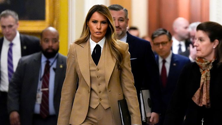 Melania Trump taucht ab - und setzt auf strengeren Look