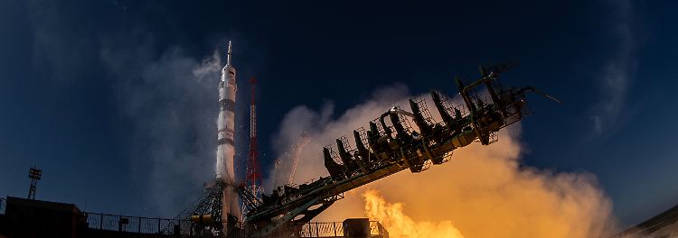 Sojus bringt zwei Russen und einen US-Amerikaner zur ISS