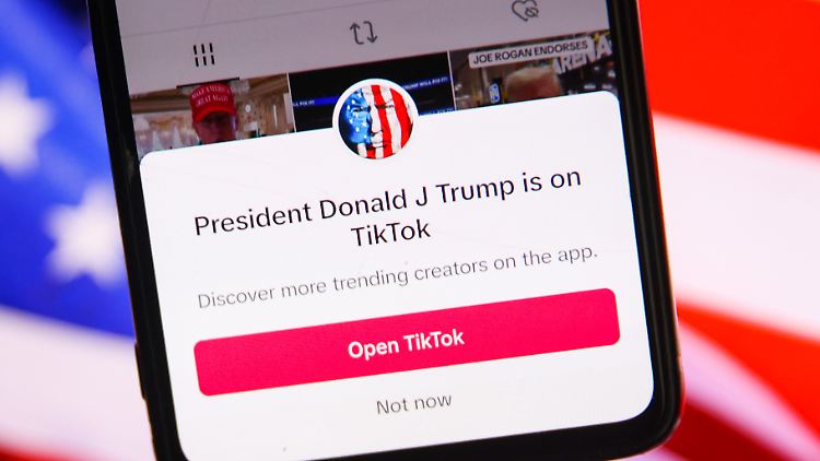 Trump verlängert Gnadenfrist für Tiktok um 75 Tage