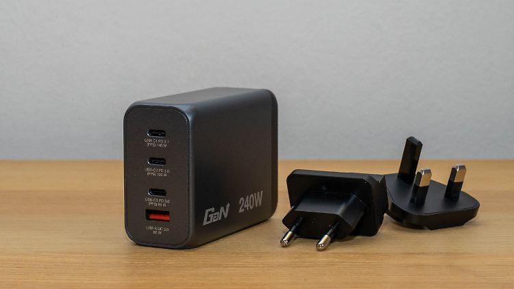 Verbatim GaN 240 W ist nicht nur ein ideales Reise-Ladeger&auml;t