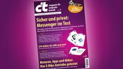 Blick ins Heft c’t 9/2025: Sicher und privat - Messenger im Test