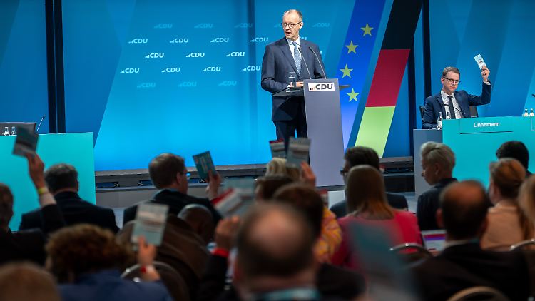 CDU-Parteitag stimmt für Koalitionsvertrag