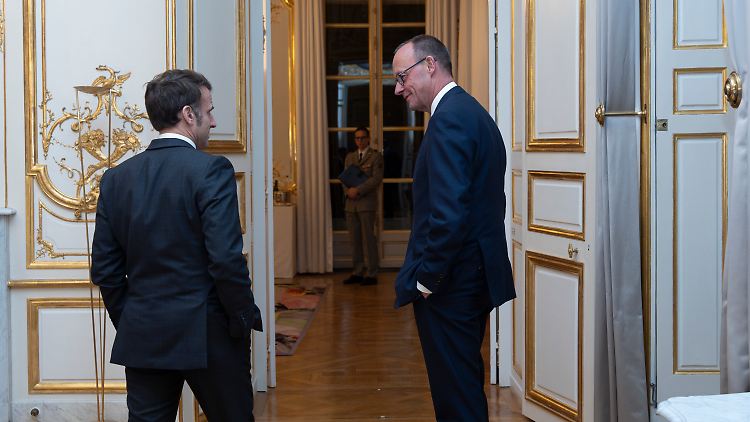 Macron begrüßt Merz gleich nach seiner Kanzlerwahl