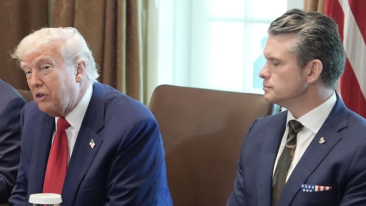 Hegseth &uuml;berging Trump offenbar bei Stopp von Ukraine-Hilfe