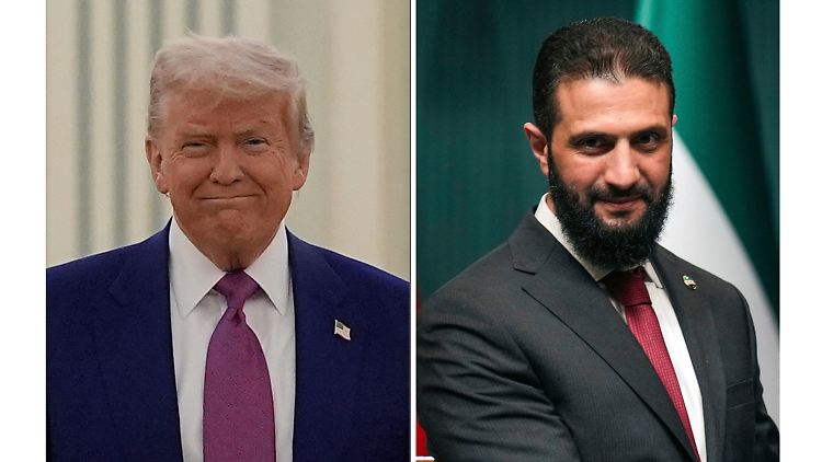 Trump spricht mit syrischem Präsidenten al-Schaara