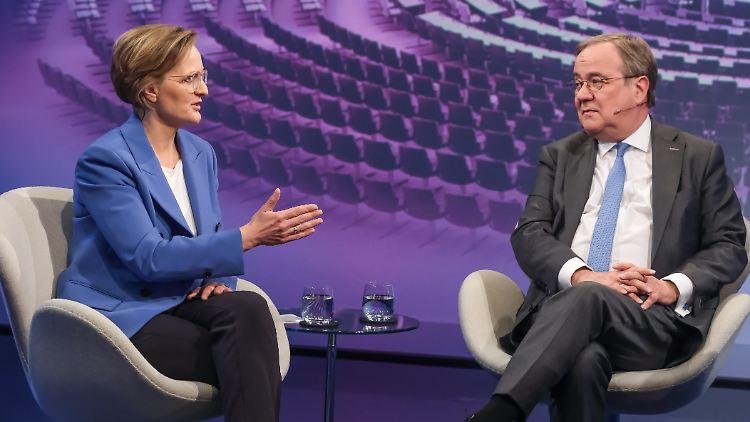 Laschet fühlt sich wohl, Brantner bemüht kritisch