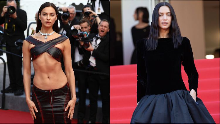 Irina Shayk überrascht in Cannes mit Outfitwahl