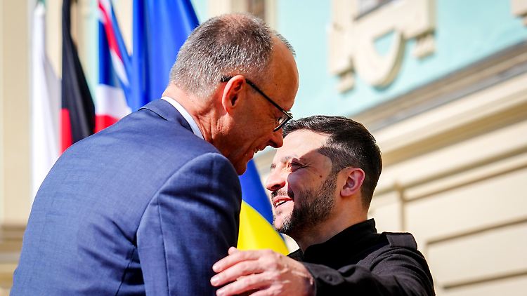 Merz und Selenskyj schmieden einen Plan f&uuml;r Trump - und einen f&uuml;r Putin