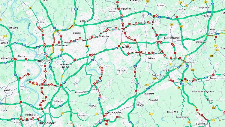 Google Maps irritiert mit falschen Straßensperrungen