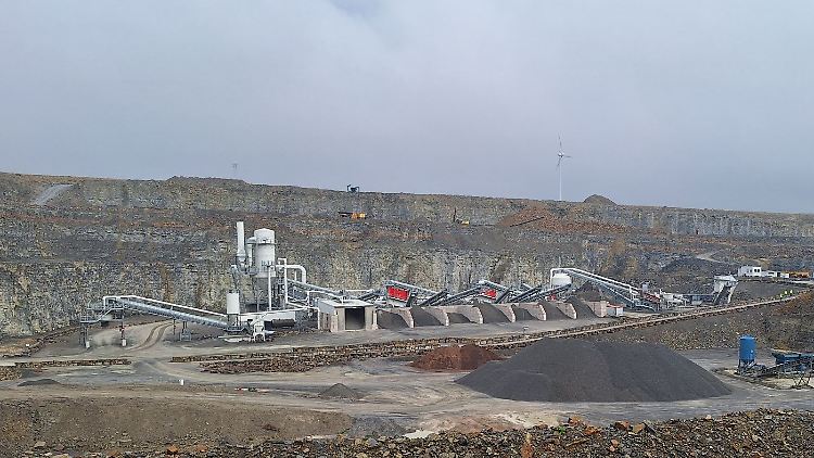 Strom ist auch im Steinbruch günstiger als Diesel