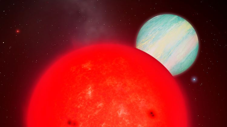 Winziger Stern beherbergt Riesenplaneten