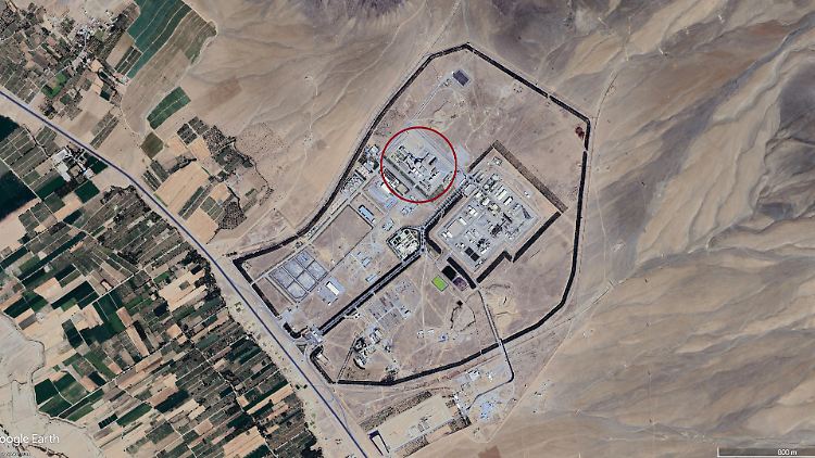 So sehen die iranischen Atomanlagen aus dem All aus