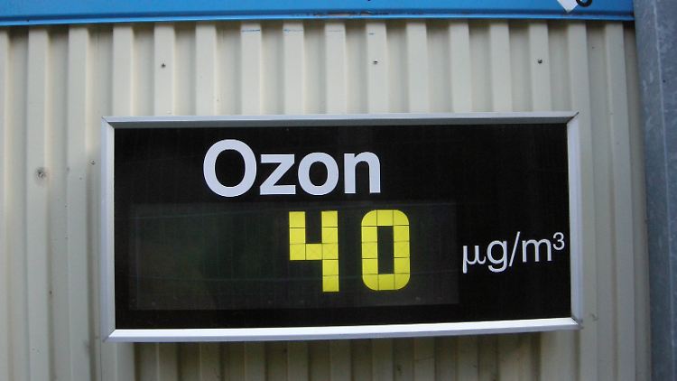 Ozonwerte sind für die Jahreszeit ungewöhnlich hoch