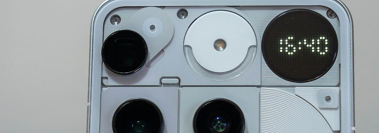 Das Nothing Phone (3) setzt ohne zu blinken Zeichen