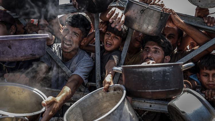 Hilfsorganisationen warnen vor "Massenhungersnot" in Gaza