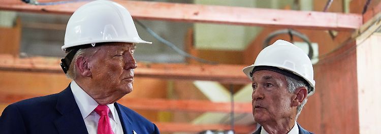 Trump und Powell streiten sich über Baukosten der Notenbank