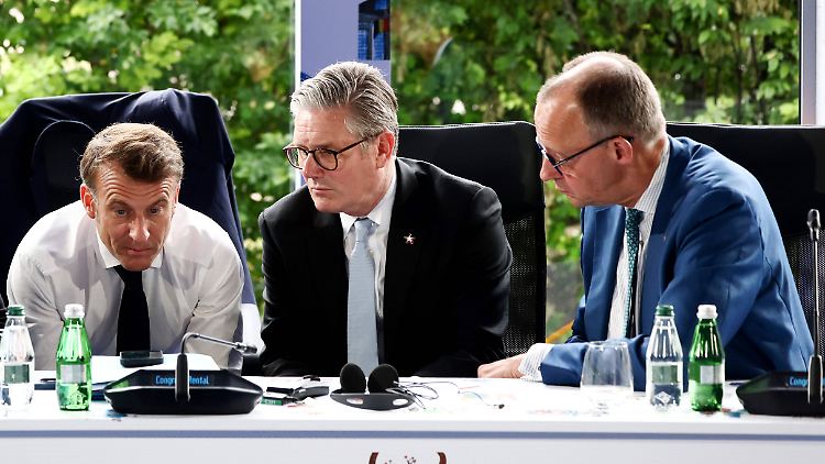 Merz, Macron und Starmer müssen Tempo machen