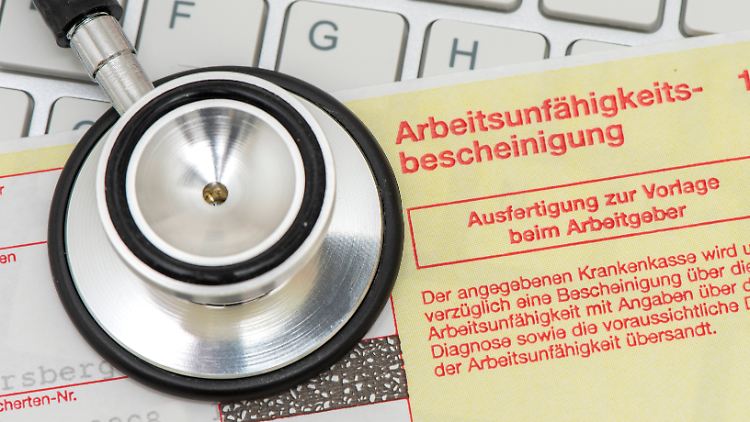 Im Schnitt waren Beschäftigte fast zehn Tage krankgeschrieben
