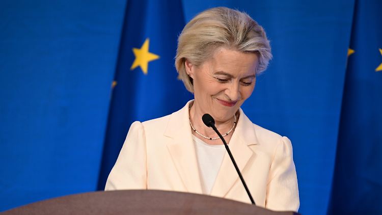 Von der Leyen: Gegenmaßnahmen bleiben im US-Zollstreit scharf