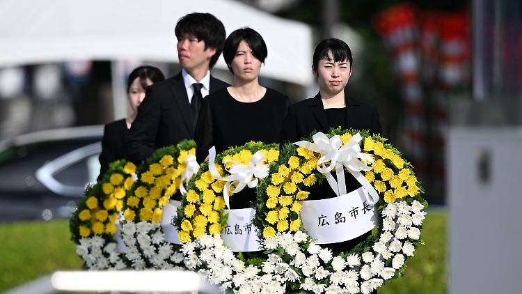 Hiroshima gedenkt der Tausenden Opfer der Atombombe
