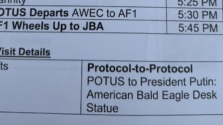 Bericht: Alaska-Gipfel-Unterlagen in Hotel-Drucker gefunden