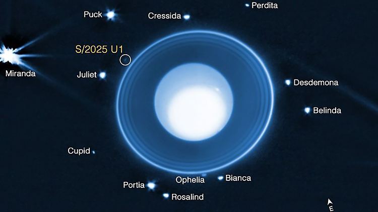 Neuer Uranus-Mond entdeckt - vor Jahrzehnten übersehen