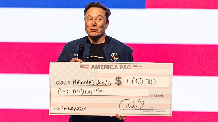 Gericht lässt Klage gegen Musks Wahlkampf-Lotterie zu
