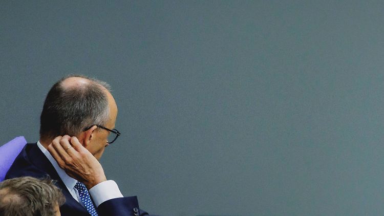 Union kommt nicht aus dem Tief, Merz auch nicht