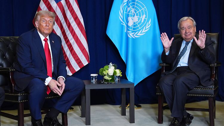 Trump verwirrt bei Guterres-Treffen mit widerspr&uuml;chlichen Aussagen