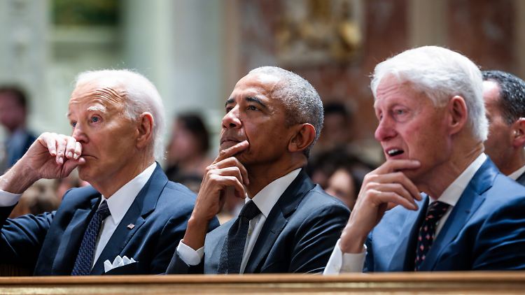 Joe Biden und Bill Clinton zollen Trump Respekt