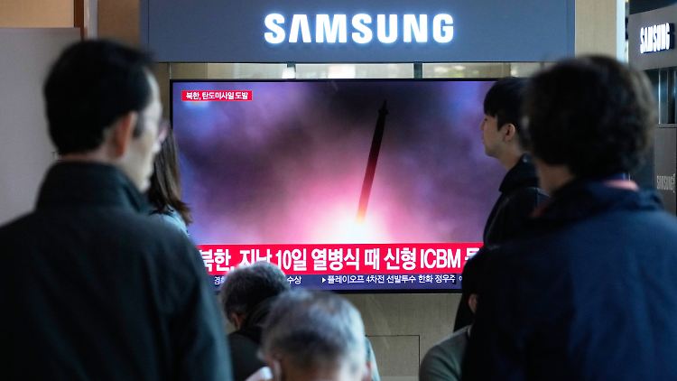 Nordkorea meldet Test eines neuen Waffensystems mit Hyperschallraketen