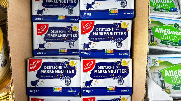 Butterpreis fällt um weitere 10 Cent