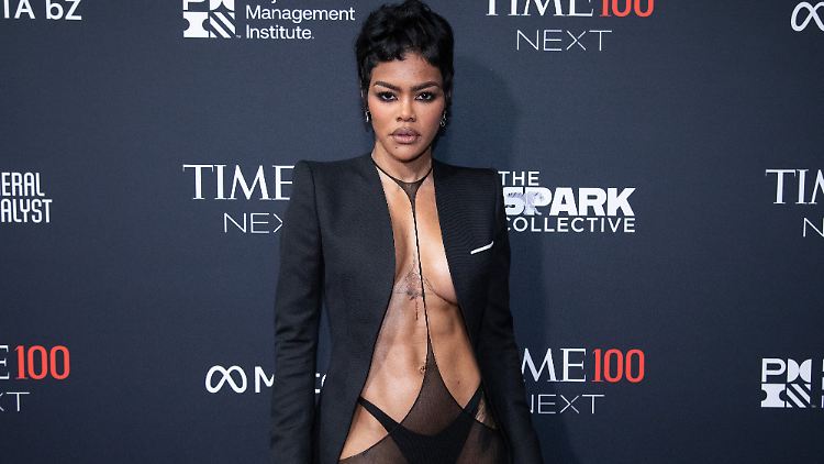 Teyana Taylor ist schon fast nicht mehr angezogen